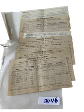 GROUP OF 7 CIVIL WAR VETERANS SINGED MEMORIALS ORDERS W/BATTLES LISTED C BELOW picture