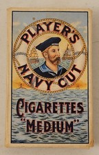 Player's Navy Cut Cigarettes Empty Box & 1926 Footballers Caricature Cards (12) picture