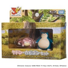 2026 NEW Pokemon Moncolle 30th Anniversary Slowpoke & Snorlax Set Figures picture
