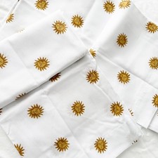 2 Vintage KING Size 90s Springs Whimsigoth Celestial Sun Pillowcases NWOT Y2K picture