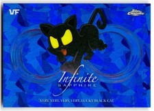 Very Lucky Black Cat Infinite Sapphire 2026 Topps Chrome Sapphire VeeFriends picture