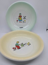 Vintage Dutch Enamel Children's Plate Made In Monterrey Mexico picture
