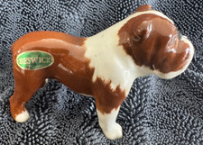 Vintage Beswick Bulldog Figurine Model 809 – England – Original Green Label picture