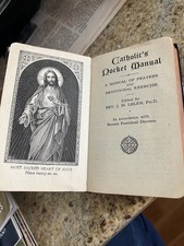 Vintage 1939-1942 Catholic Book Publishing Co. Prayer Book picture