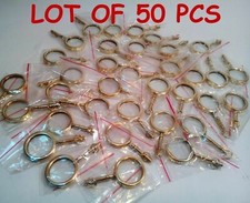 Lot of 50 Pcs Brass Handle Magnifying Glass Mini Magnifier Pendant / Key chain picture