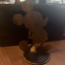 Disney Mickey Mouse 90 Years Of Magic Gold Metal Limited Edition Sculpture picture