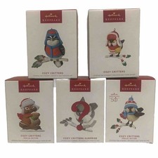 Hallmark Keepsake Ornament Cozy Critters Special Limited Bundle 2022 23 24 picture