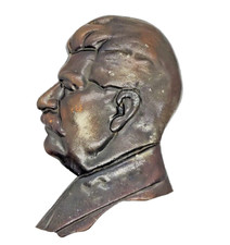 Bas-relief panel Joseph Stalin Dictator of the USSR Propaganda picture