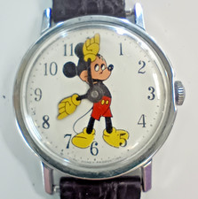 1968 Mickey Mouse Watch Walt Disney Productions PARTS ONLY picture