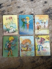 Vintage Holographic pocket Calendars Soviet RARE 1970s-1986 LOT of 6 Collectible picture