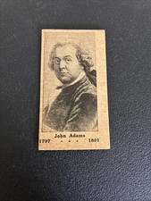 Ca 1924-1930 John Adams W589 President and Wives Strip Card REALLY nice picture