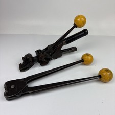 RARE VTG ACME C2317F Banding Strapping Tensioner Bander Tool & 1/2” Crimper picture