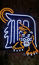 Detroit Tigers Logo Man Cave 24
