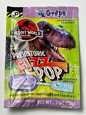 1996 Hasbro JURASSIC PARK Prehistoric Fizz Pop Candy pack - still full picture