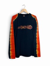 Vintage Harley Davidson 2001 Flames T Shirt Hells Canyon Lewiston Idaho 2XL picture