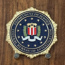 FBI CJIS Department Of Justice Official Emblem Challenge Coin  W#15 picture
