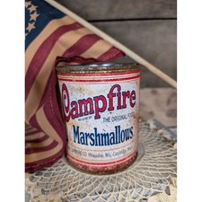 CAMPFIRE Marshmallows Rusted Can Vintage Inspired - Pint picture