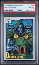 1991 Marvel Universe Doctor Doom #88 PSA 8 NM-MT Impel Marvel picture