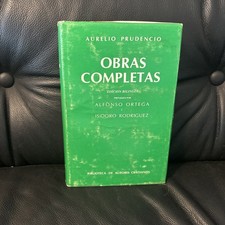 OBRAS COMPLETAS DE AURELIO PRUDENCIO 1981, Editorial BAC. picture