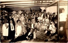 Vintage 1920 College Halloween Custome Party Real Photo Postcard (RPPC) RARE picture