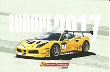 FERRARI CHALLENGE 2017 TROFEO PIRELLI Cm. 27 x 18 OFFICIAL PRINT ON CARDBOARD picture