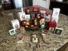 Hallmark Keepsake Ornaments Lot Of 24 Christmas Decoration Holiday Ornaments picture