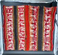 Antique Q’ero Mestana. Peruvian Aguayo Cloth.     Andean Woven Textile.  picture