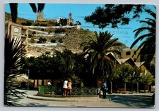 Cullera Castle Located On The Cullera Mountain Valencia Spain Postcard picture