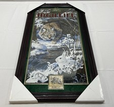 Miller High Life Wildlife Bobcat Mirror Scott Zoellick W/ Box Vintage NEW picture