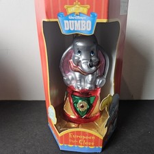 NIB VTG Santa's Best Walt Disney DUMBO European Style Glass Christmas Ornament  picture