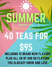 Loaded Caffeinated and Sugar Free TEA Mixes  40 $95 picture