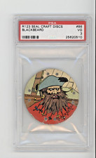 1930's R123 Seal Craft Discs Pirate Blackbeard Edward Teach Dietz Gum PSA VG 3 picture