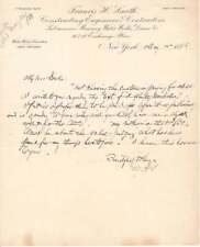 F Hopkinson SMITH / Autograph Letter Signed picture