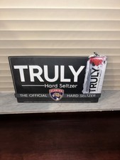 Florida Panthers NHL Truly Hard Seltzer Alcohol Ad Bar Tin Sign 12x20 New picture