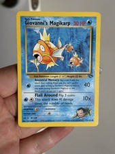 Pokémon TCG - Giovanni's Magikarp 73/132 - Gym Challenge Set - Vintage 1999 picture