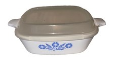 Vintage Corning Ware Blue Cornflower Petite Pan With Lid P-41 USA #2 picture