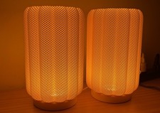 Set of Organic Wave Table Lamp, 3D Printed Cozy Lamp picture