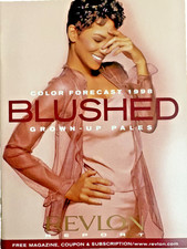 Revlon Halle Berry 1998 Print Advertisement - Blushed Grown-Up Pales picture