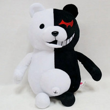 25cm Danganronpa Monokuma Plush Toy - Soft Black & White Bear Doll picture