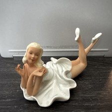 other see details Vintage Schaubach Kunst Porcelain Repossing Lady Balle G2U picture
