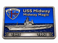 USS Midway  (CV-41)  Commemorative Challenge Coin picture