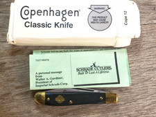 Vintage Copenhagen Schrade Cope 12 USA Folding Pocket Knife Original Packaging picture