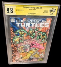 TMNT Teenage Mutant Ninja Turtles #101 Custom Art CBCS 9.8 SS Marco Carrillo picture