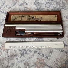 Vintage 1950 K&E Leroy Lettering Set Drafting Kit Keuffel & Esser Co Incomplete picture