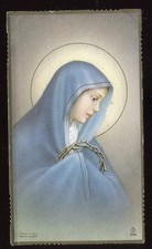 ANTIQUE HOLY CARD  OF ST MARY picture