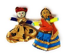 Handmade Recycled Material Figurines for Home Decor Multicolor, 8.5 cm x 6.5 cm picture