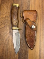 Buck 192 Knife w/ Leather Sheath - NICE - SHIPS FREE picture