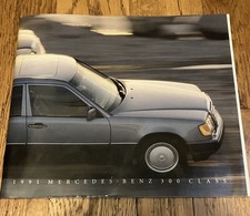 1991 Mercedes Benz 300 Class Deluxe Sales Brochure Vintage Booklet Catalog picture