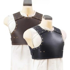 Medieval Leather Chest Armor Cosplay Viking Renaissance Breastplate picture