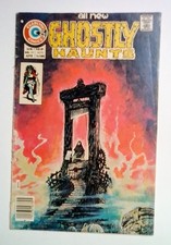 GHOSTLY HAUNTS #49 VG TOM SUTTON COVER  Charlton Horror 1976 I COMBINE SHIPPING picture